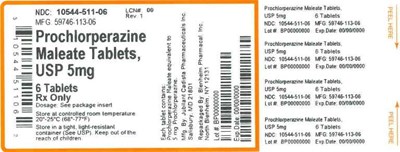 Label (Label Prochlorperazine Maleate Tabs 5mg Bpi(10544 511 06) Jubilant(59746 113 06) Rev1)